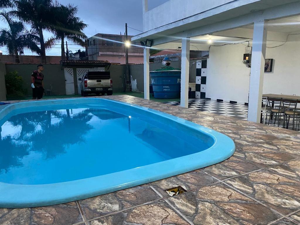 Otima Casa Com Piscina Em Praia Grande Villa Sao Paulo Ruang foto